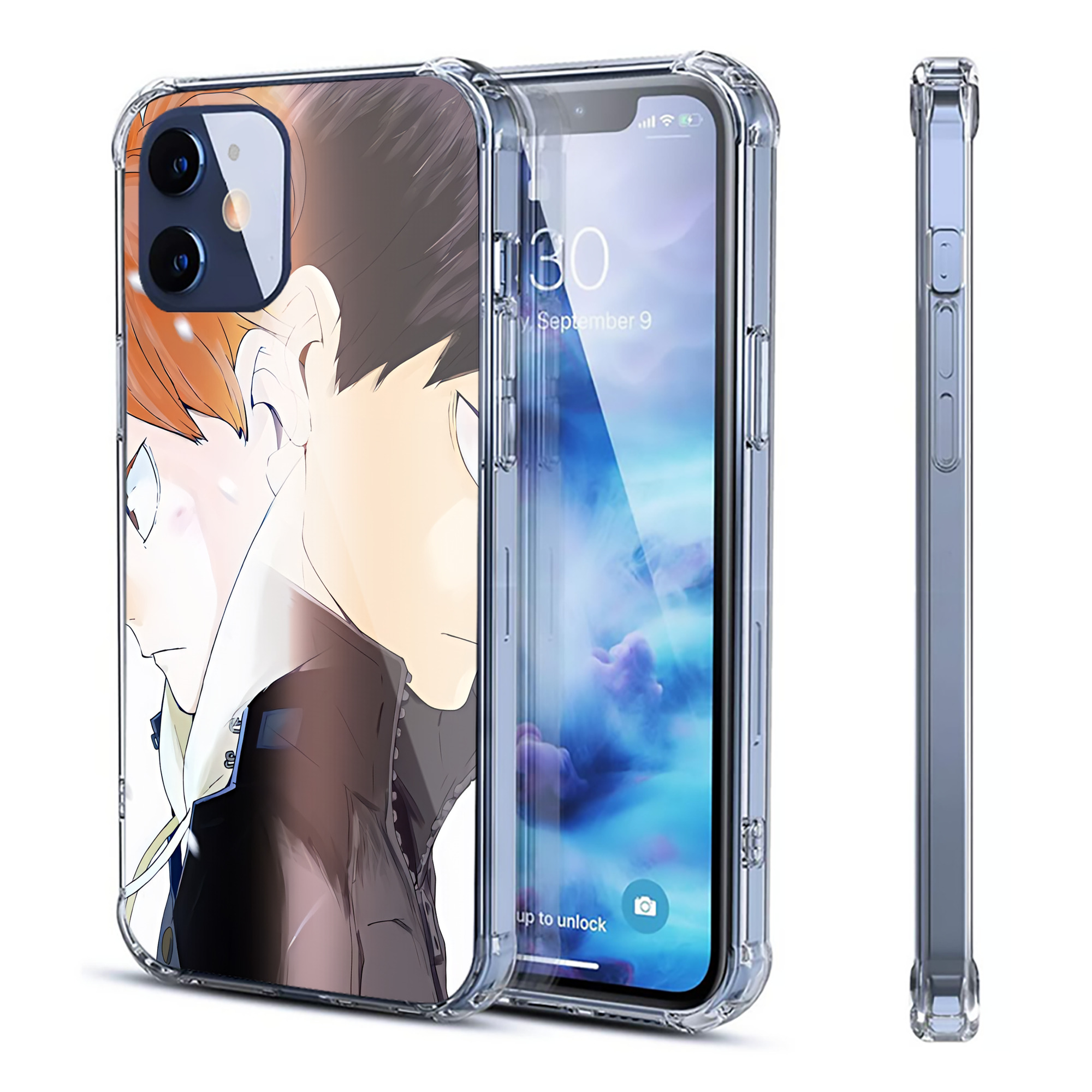 （画像用） ハイキュー!! Haikyu!! 【iPhone 12シリーズ対応】透明スマホケース（クリアソフトケース）